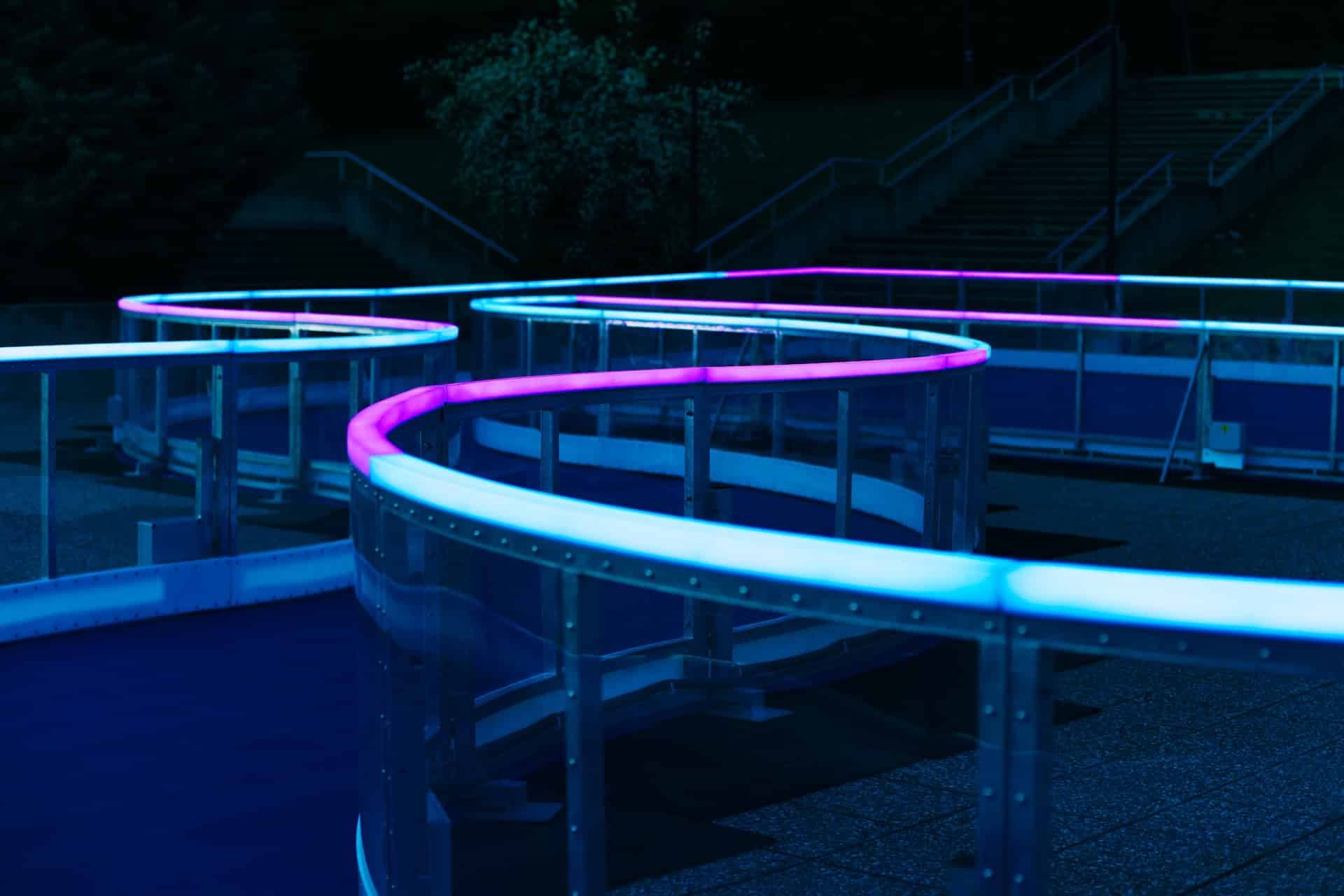 Arctic ograde - POLIKARBONAT PC (TRANSPARENTNE) LED rukohvat