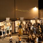Drvene sklopive kućice na ljetnoj manifestaciji